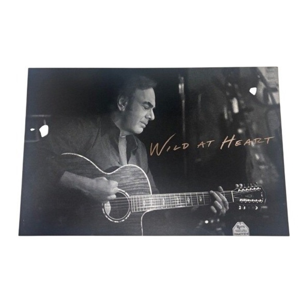 Neil Diamond Wild at Heart Double Sided Promo Lithograph Print 17.5x11.5